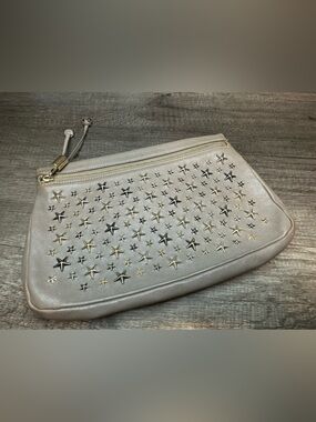 Jimmy Choo Zena leather clutch